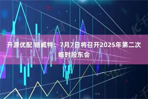 开源优配 锴威特：7月7日将召开2025年第二次临时股东会